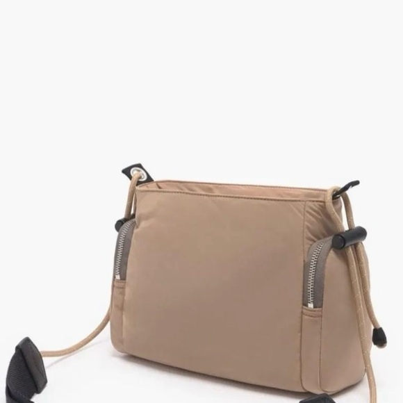 BIMBA Y LOLA Taupe Crossbody Bag Expandable Strap - Picture 16 of 16